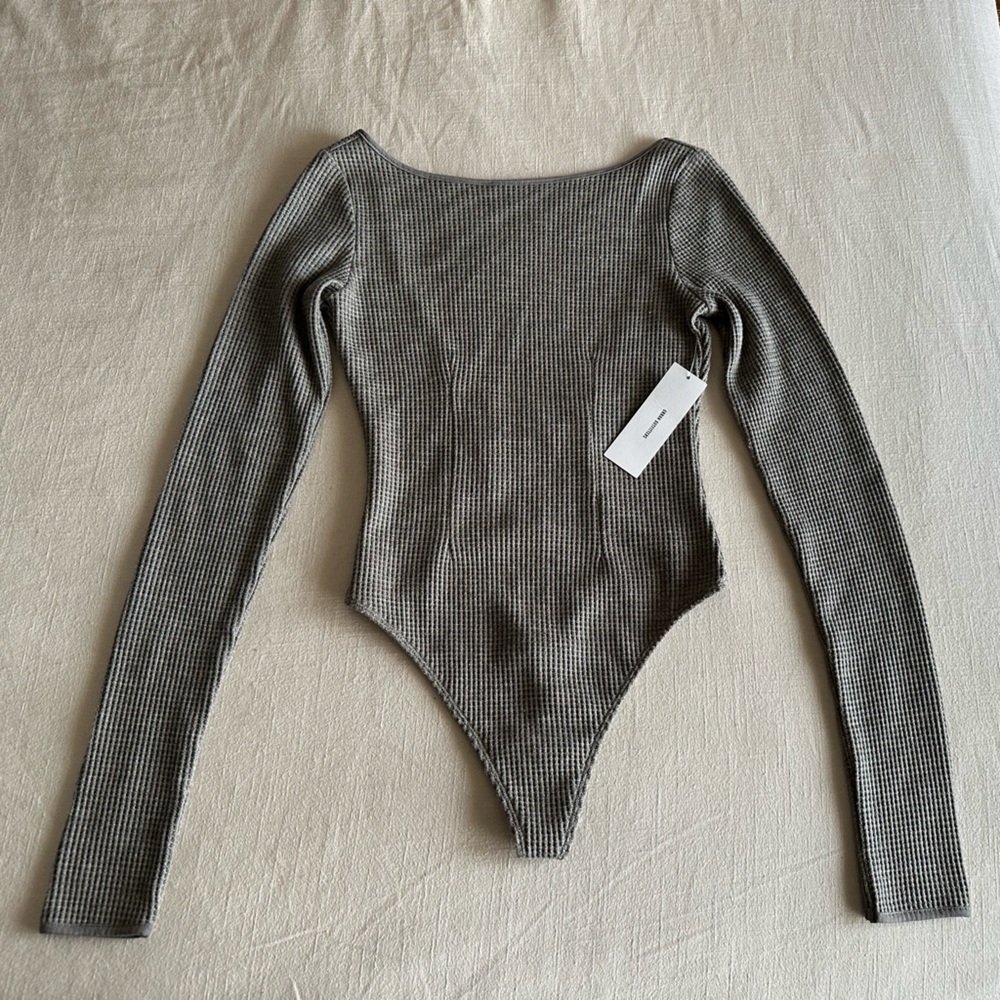 NWT•OUT FROM UNDER for URBAN OUTFITTERS• Women’s Long Sleeve Bodysuit Size Small